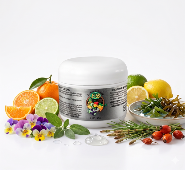 Crème pour le visage et le corps au collagène et à la vitamine E - ESSENCE DE BEAUTE
